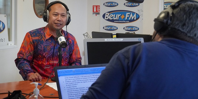 
 Ketika Budaya dan Kuliner Khas Indonesia Diangkat oleh Radio Nasional Prancis Beur FM