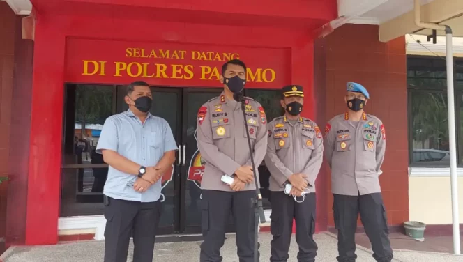 
 Kapolda Sulawesi Tengah, Irjen Polisi Rudy Sufahriadi, saat konfrensi pers di Mako Polres Parimo, Minggu 13 Februari 2022. (Foto : Novita) theopini